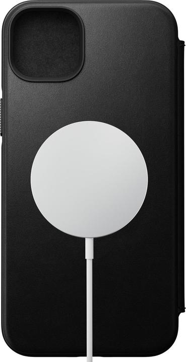 Produktbild Nomad Book Cover Modern Leather Folio iPhone 14 Plus Schwarz (Apple iPhone 14 Plus, Apple iPhone 14 Pro Max)