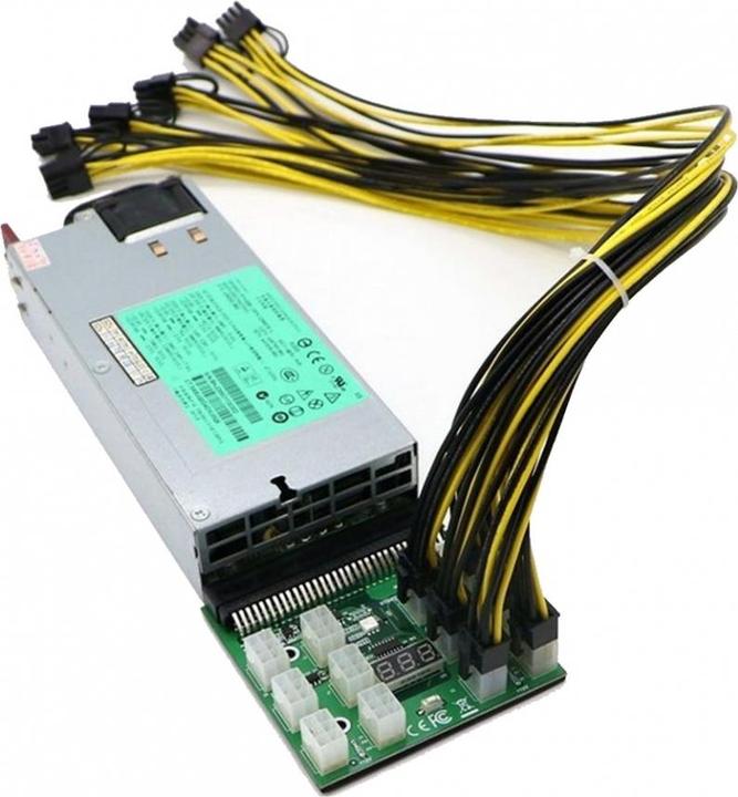 Produktbild PowerGuard Adapter für HP Server Netzteil 12x 6-pin PCI-E Breakout Board