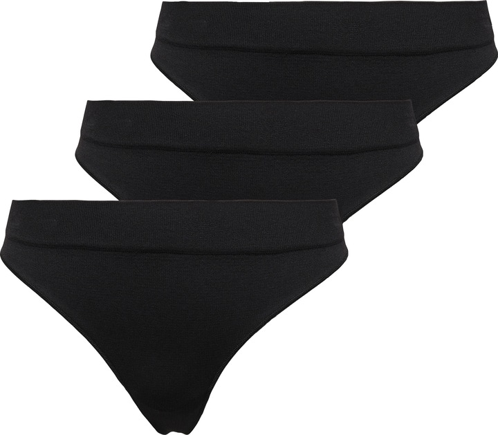 Only Onlvicky Rib S-Less Thong 3-Pack Acc