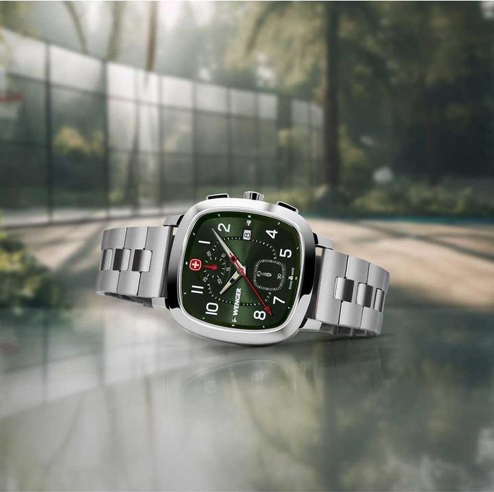 Immagine prodotto Wenger Vintage Sport Chrono 01.1933.112 (Fatto in Svizzera, Cronografo)