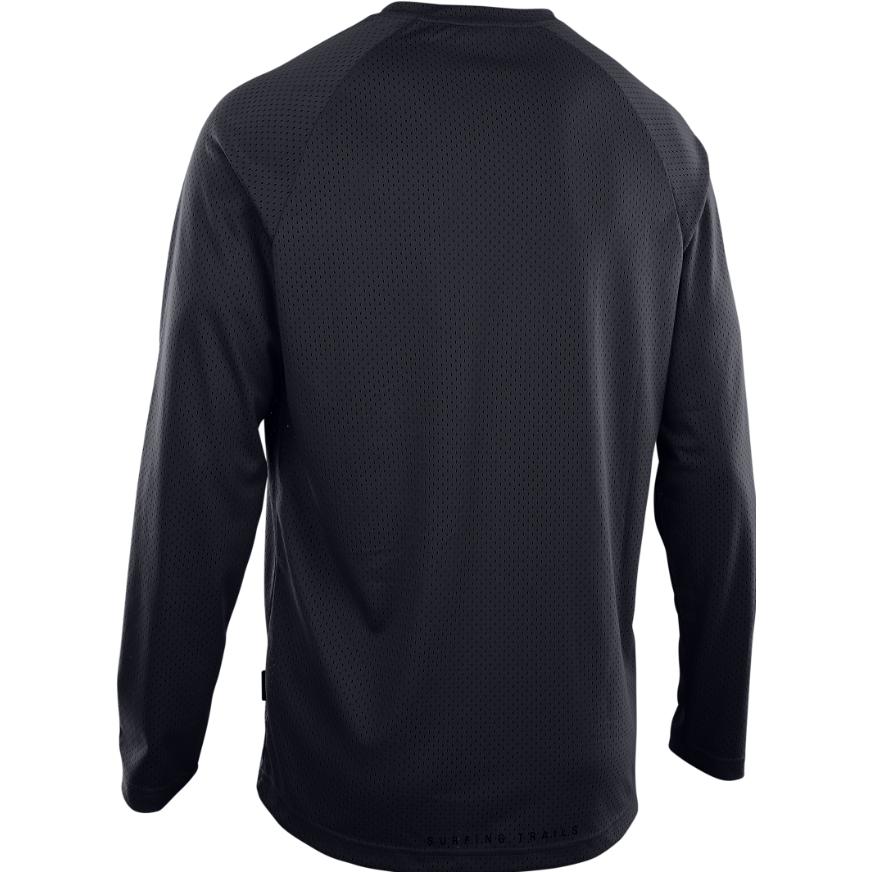 Thumbnail - ION, Herren, Velotrikot, Bike Jersey Logo LS unisex - black (M), Schwarz, M