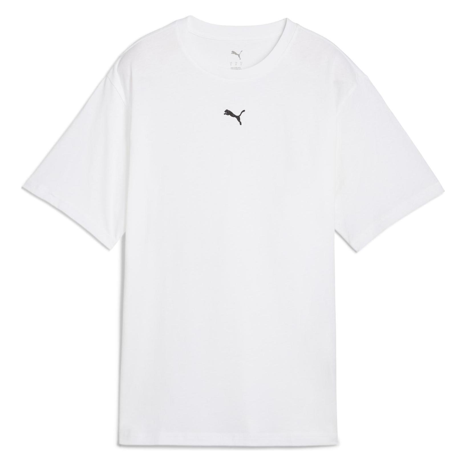 Puma, Vrouwen, T-shirts, Ess Relaxed T-shirt, Wit, (M)