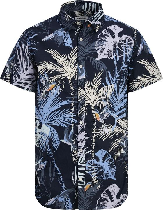 Jack & Jones Jjhawaii Aop Shirt Ss Ln