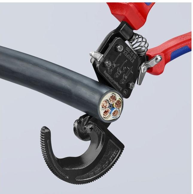 Productafbeelding Knipex Kabelschaar (ratelprincipe) 95 31 250 (250 mm)