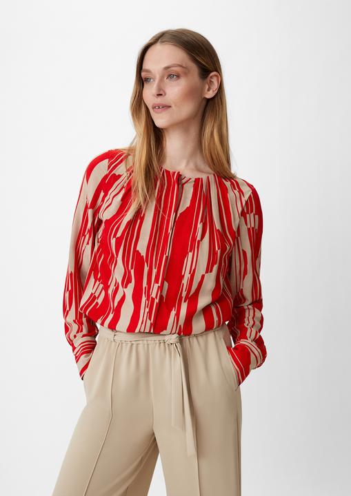 Image du produit Comma Viskosebluse mit Crêpe-Struktur (44)