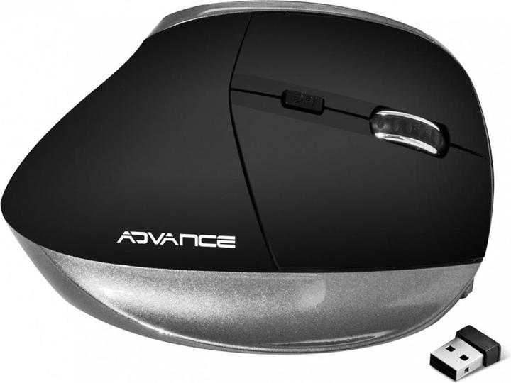 Actual product image Advance Souris Sans Fil Ergonomique Vertical Plus (Noir) (Wireless)