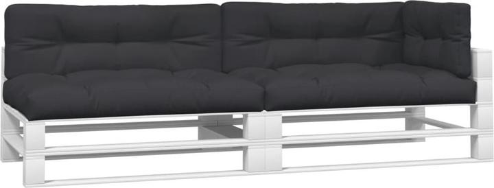 Actual product image vidaXL 10-piece garden lounge set with cushions (120 x 80 x 12 cm)