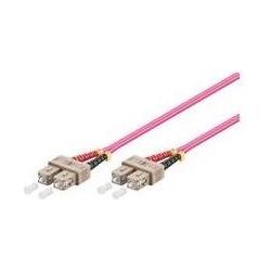 MicroConnect SC/UPC-SC/UPC 1m OM4 (1 m), Netzwerkkabel