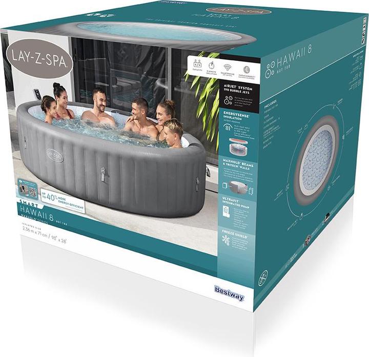 Image du produit Bestway Lay-Z-Spa Hawaii MaxHold EnergySense (8 Personnes)