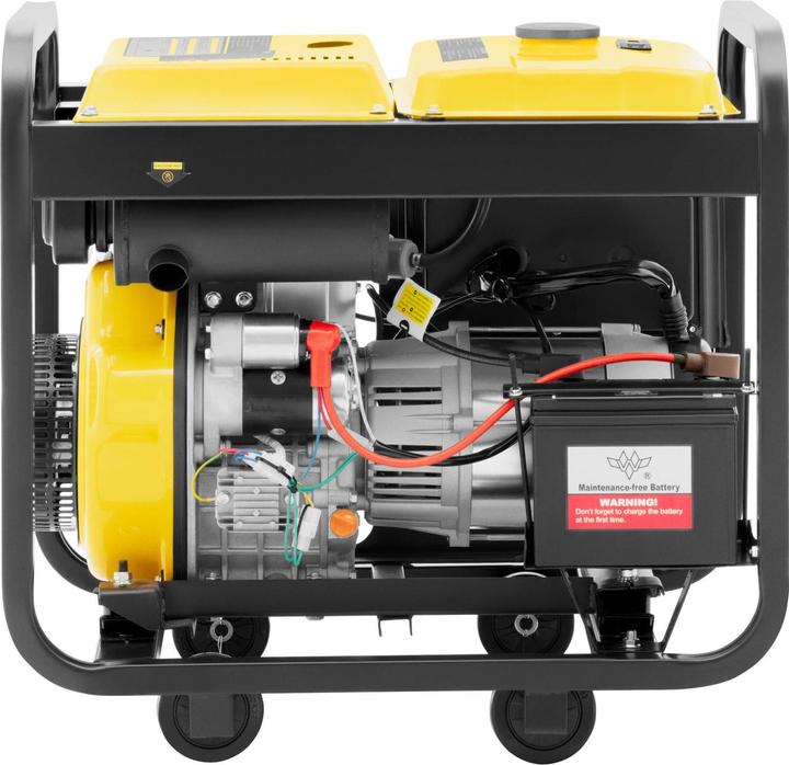 Produktbild MSW Notstromaggregat Diesel Stromerzeuger 1830/5500 W 12,5 L 240/400 V AVR Euro 5 (6250 W, 12.50 l)