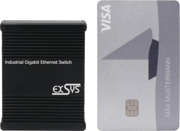 Produktbild Exsys Industrial Ethernet Micro Switch 5x 1 Gbit/s (5 Ports)