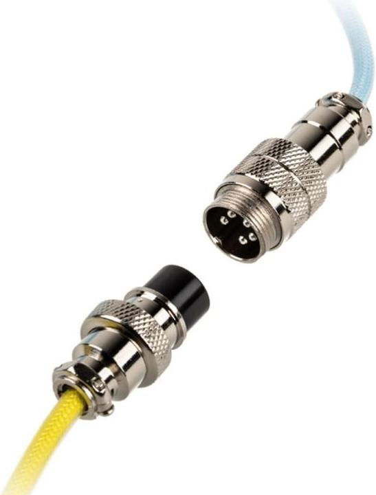 Produktbild Ducky Premicord Cotton Candy Spiralkabel, USB Typ C auf Typ A (1.80 m, USB 2.0)