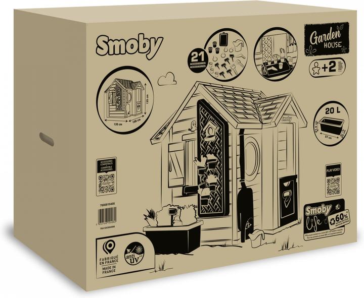 Produktbild Smoby Life Spielhaus Garten