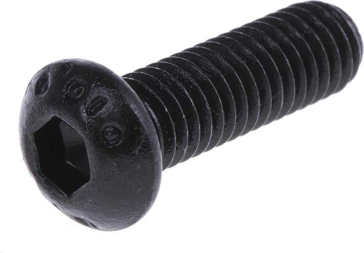 Produktbild RS PRO Schrauben Linsenkopf Innensechskant M6x20mm (100 Schrauben pro Stück)