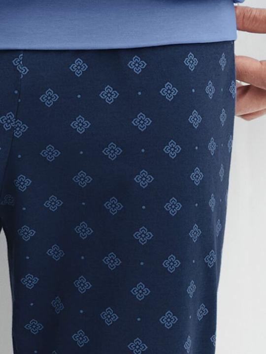 Produktbild Calida Relax Imprint Bündchen-Pyjama (S)