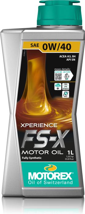 Image du produit Motorex Xperience FS-X (4 l, SAE 0W-40)
