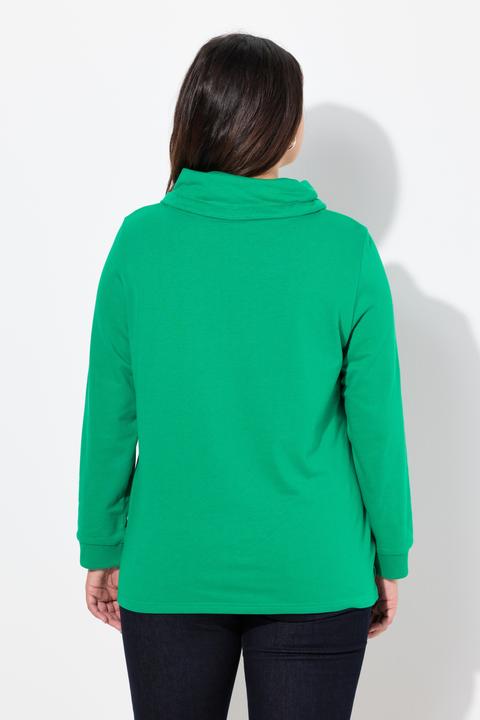 Produktbild Ulla Popken Sweatshirt, Moin, Stehkragen, Langarm (46, 48)
