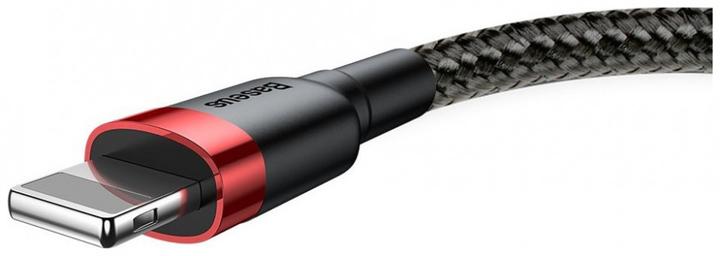 Produktbild Baseus cafule Cable USB For iP 2A 3m Red+Black (3 m, USB 2.0)