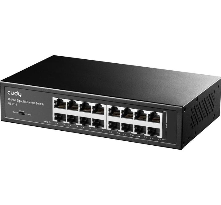 Immagine prodotto Cudy Switch di rete GS1016 Gigabit Ethernet (10/100/1000) Nero (16 porte)