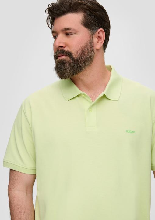 Image du produit S.Oliver Polo-Shirt Poloshirt mit kleinem Label-Print (3XL)