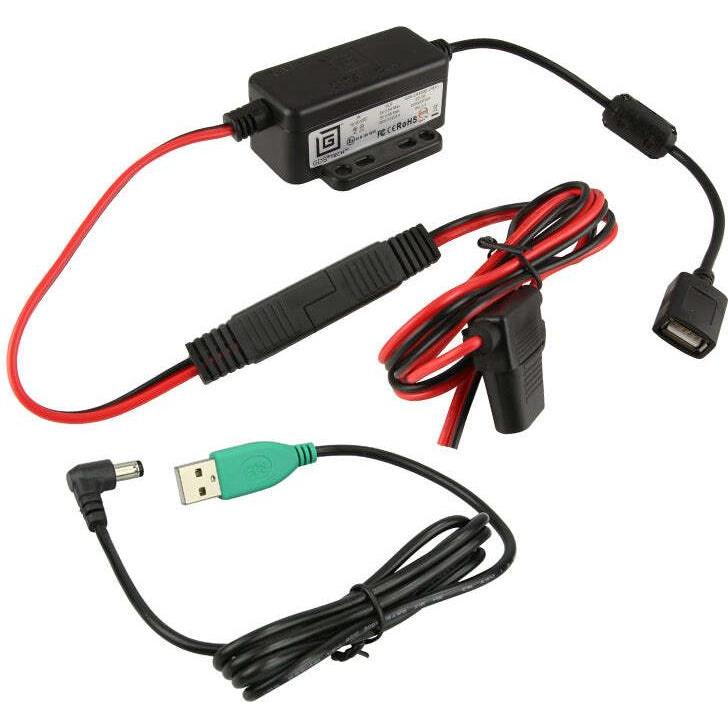 Rammount RAM Mounts GDS Strom-Modul, USB Ladegerät, Schwarz, Rot, Grün