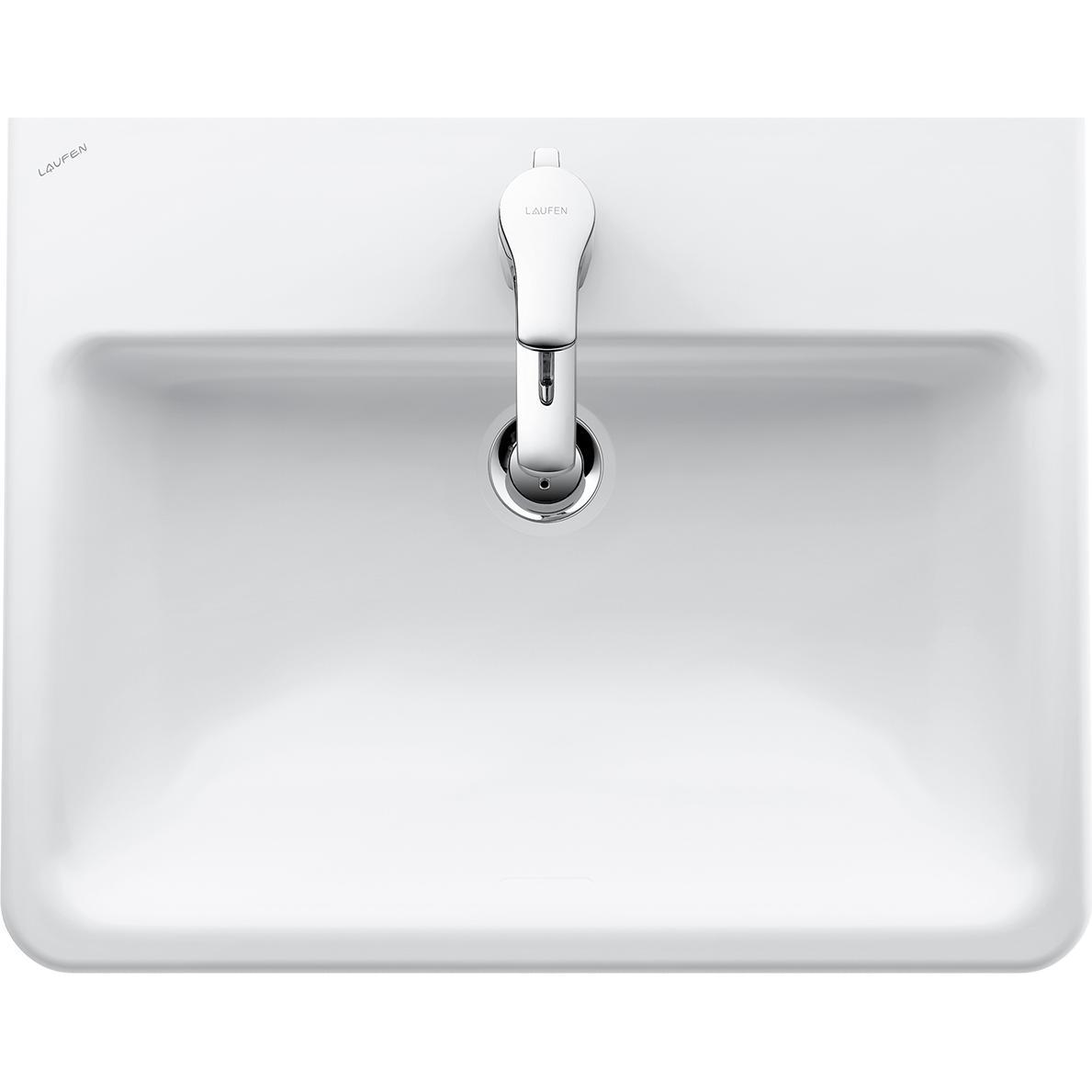 Laufen Einbauwaschtisch PRO S 560x440mm m ÜL ohne Hahnloch weiss LCC (440 mm, 560 mm) (H8189634001091)