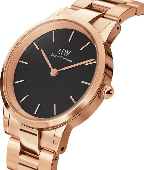 Image du produit Daniel Wellington Iconic Link Noir Rose Or (40 mm) (Montre analogique, 40 mm)