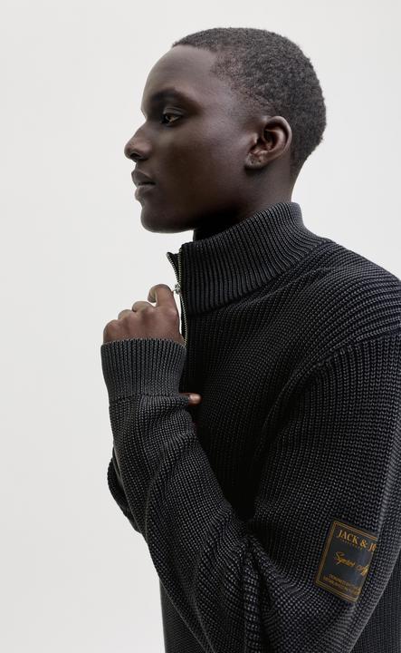 Produktbild Jack & Jones Jjedetroit Knit Half Zip Styd Aw25 (M)