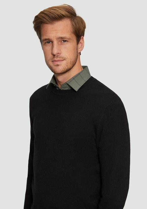 Produktbild s.Oliver Strickpullover Strickpullover aus Kaschmir (M)