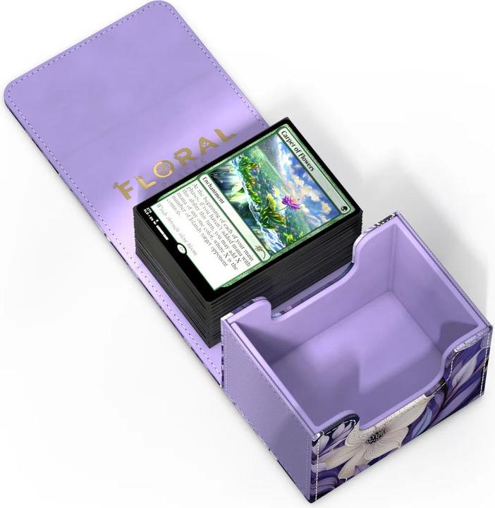 Produktbild Ultimate Guard Kartenbox Sidewinder 100+ Floral Places – Moonlit Glen