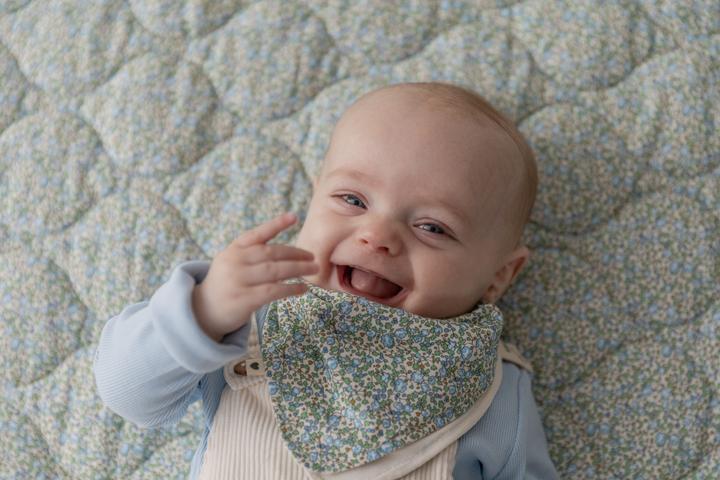 Image du produit Bibs x Liberty Bandana Bib Capel Fossil Grey (0 Mois)