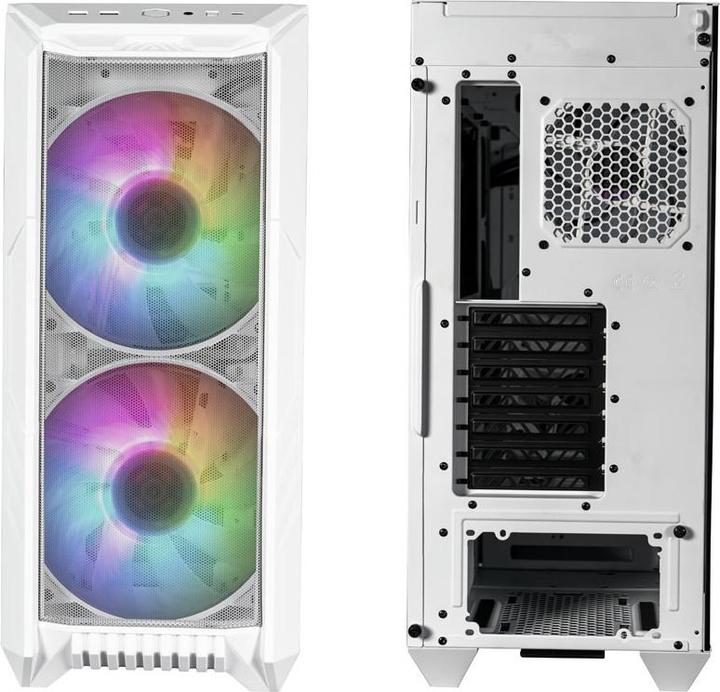 Actual product image Cooler Master HAF 500, Midi Tower, ARGB, Tempered Glass (ATX, mATX, Mini-ITX, E-ATX)