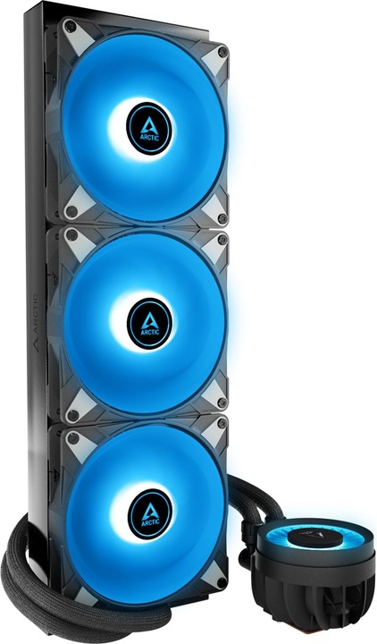 Actual product image Arctic Liquid Freezer III - 420 A-RGB (Black)