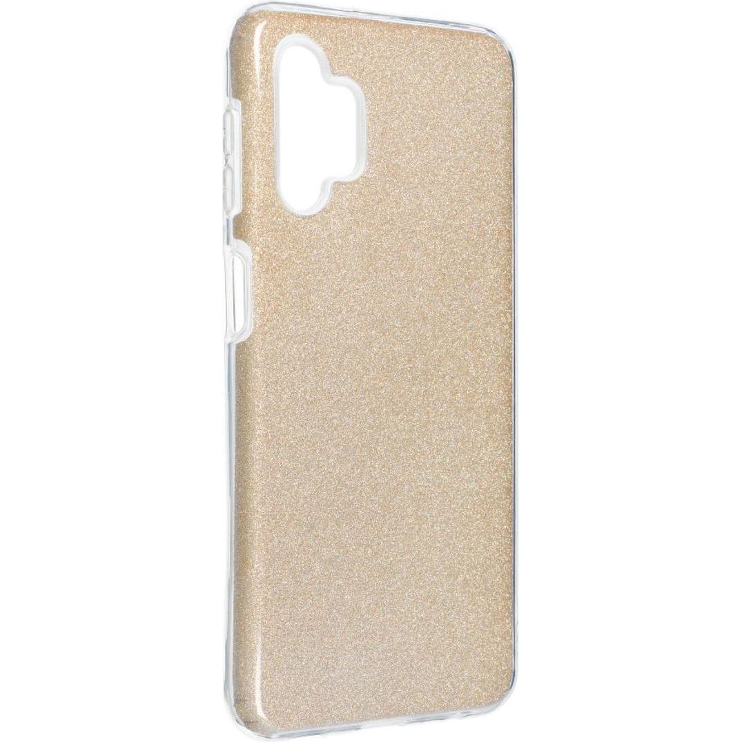 König Design Handyhülle für Samsung Galaxy A32 5G Schutzcase Cover Bumper Schale Glitzer Gold (Samsung Galaxy A32 5G), S...