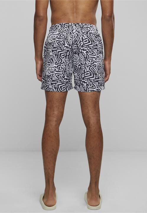 Produktbild Urban Classics Pattern Swim Shorts (S)