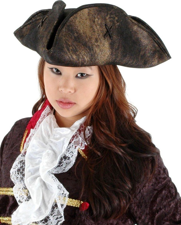 Actual product image Elope Rustikaler Dreispitz schwarz