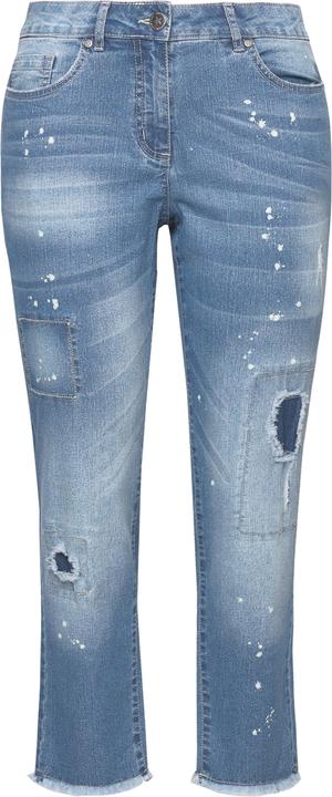 Produktbild Angel of Style Jeans, gerade Passform, Kleckse, Destroy-Effekte, Patches (58)