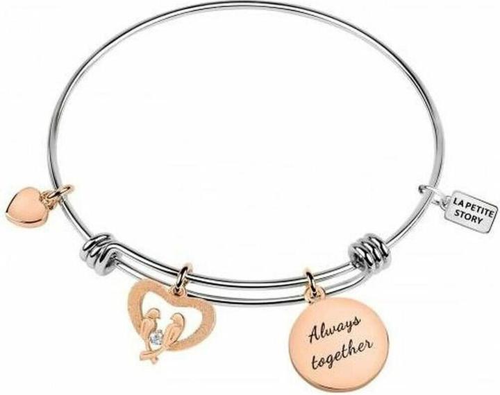 Produktbild La Petite Story Steel bracelet with bronze ornaments LPS05AQJ01 (L) (0.59 cm, Messing)