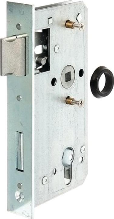 Actual product image GAH Replacement lock suitable for 40 mm lock case galvanised DIN left / right forend width 33 mm (Profile cylinder)