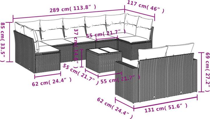 Produktbild vidaXL Ezra