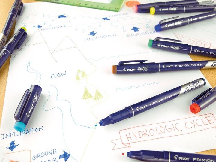 Actual product image Pilot FriXion Fineliner (Dark Blue, 1 x)