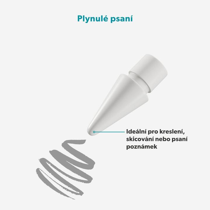 Produktbild Paperlike Epico Ersatzspitzen für UltraPen ES50 und Apple Pencil (weiss)