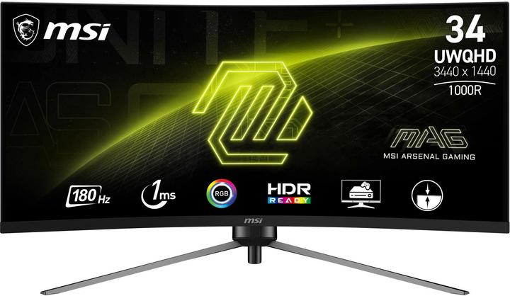 Image du produit MSI MAG 345CQRDE (3440 x 1440 pixels, 34")