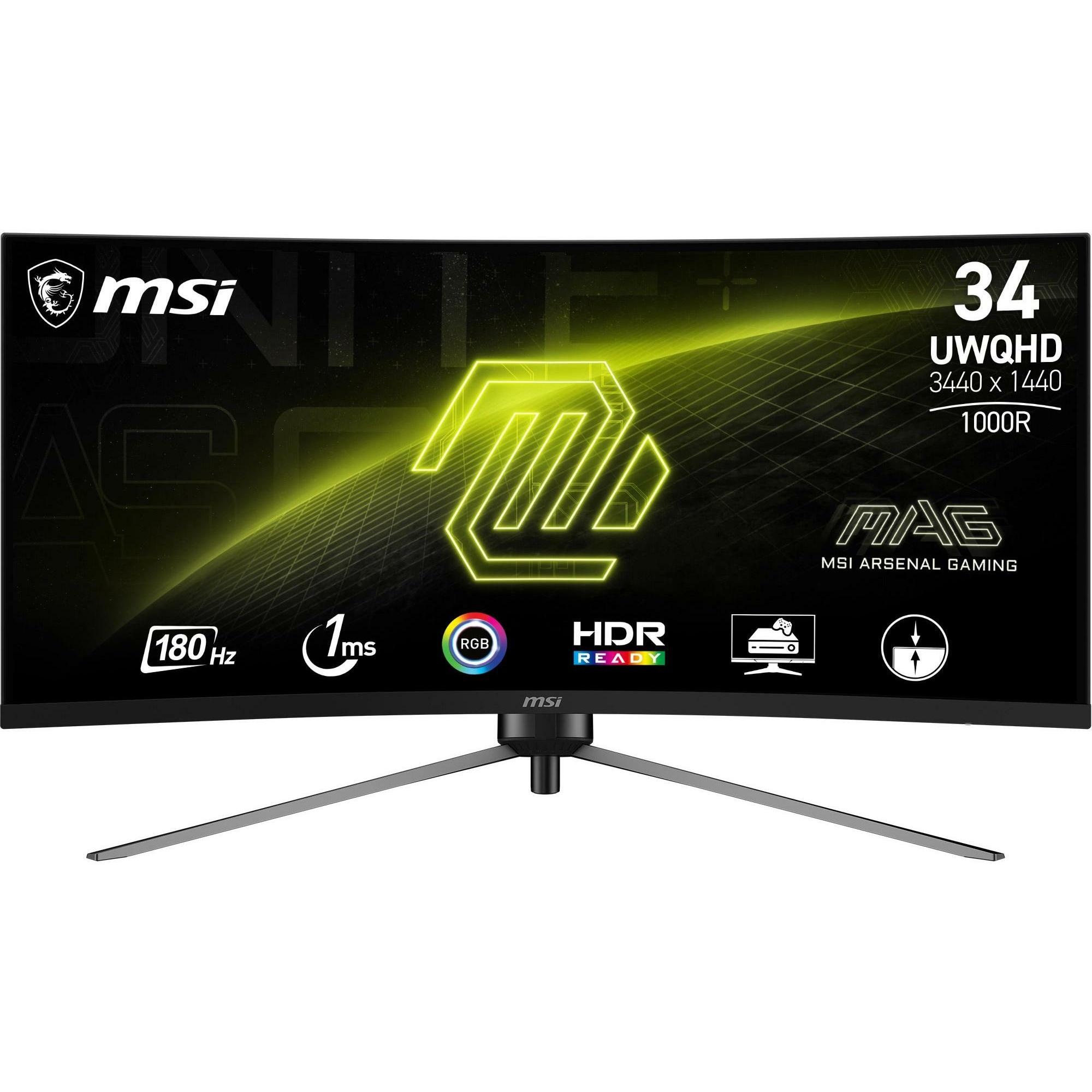 MSI MAG 345CQRDE (3440 x 1440 pixel, 34"), Monitor, Nero