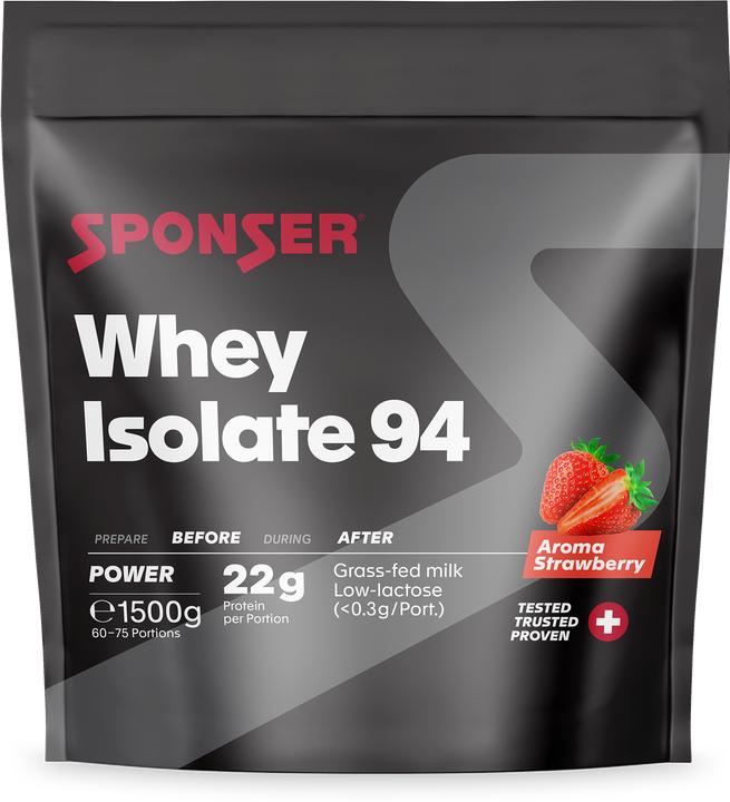 Produktbild Sponser Isolate 94 (1500 g, 1x, Strawberry)