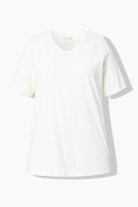 Actual product image Ulla Popken 2 Pack of Eco Cotton Basic Tees (58)
