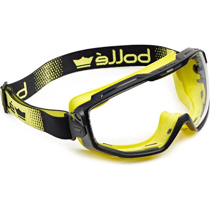 Bollé, Schutzbrille + Gesichtsschutz, Vollsichtbrille Universal Klar Gelb