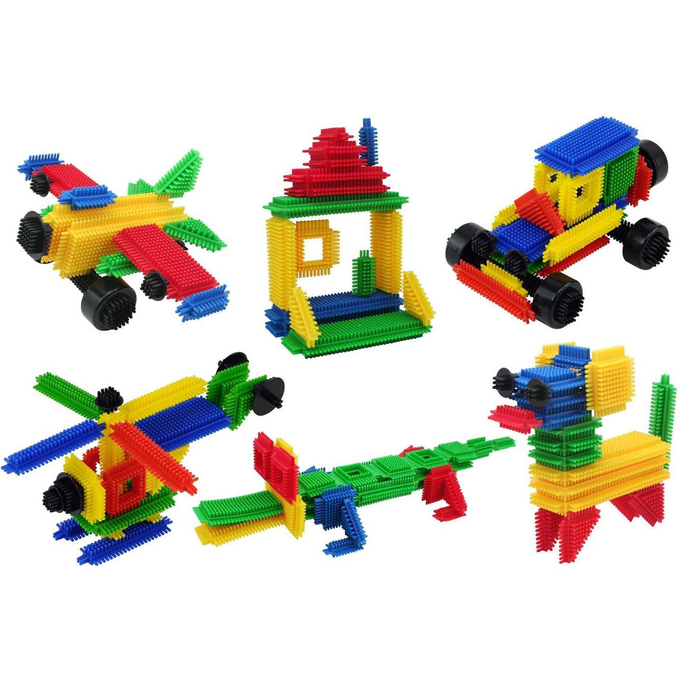 Lobbes Bausatz mit Bürstenblöcken – 136 Teile