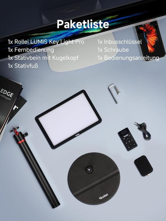 Produktbild Rollei Lumis Key Light Pro (Videoleuchte)