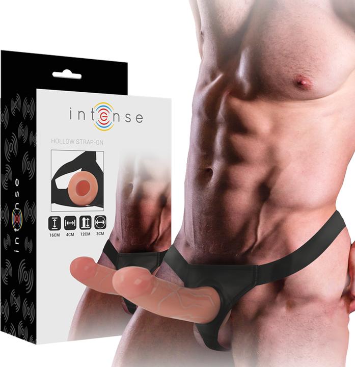 Intense Hollow Strap-On Extender 16 X 3 cm